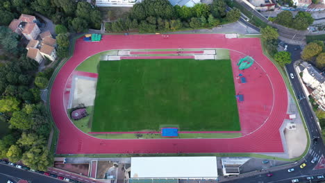 Montpellier-athletic-stadium-Philippides-aerial-shot-running-track-aerial-view